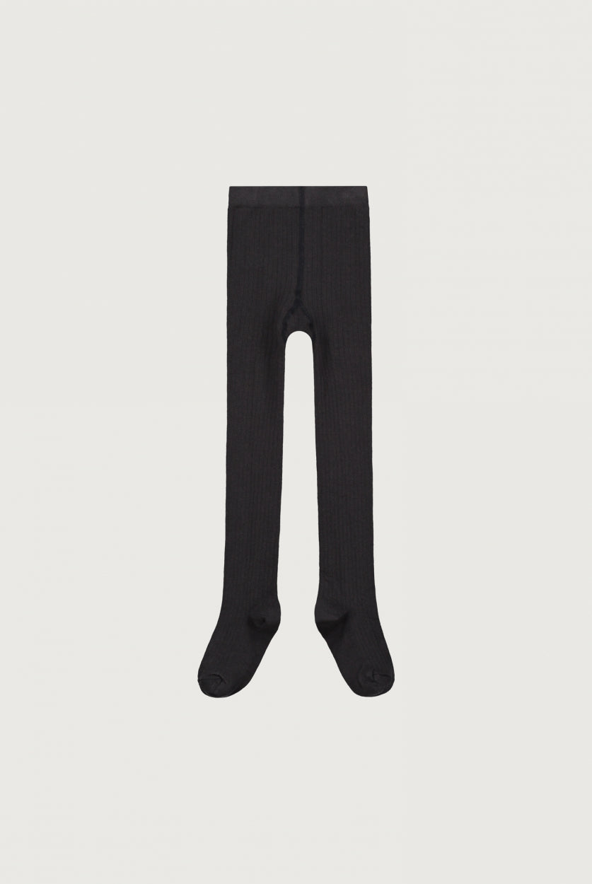 Gray Label Ribbed tights black