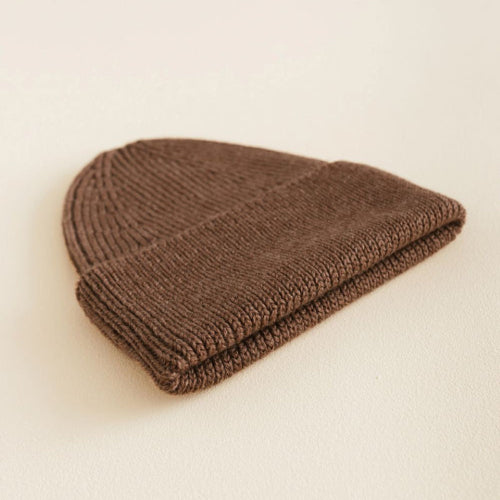 Beanie hvid zijkant