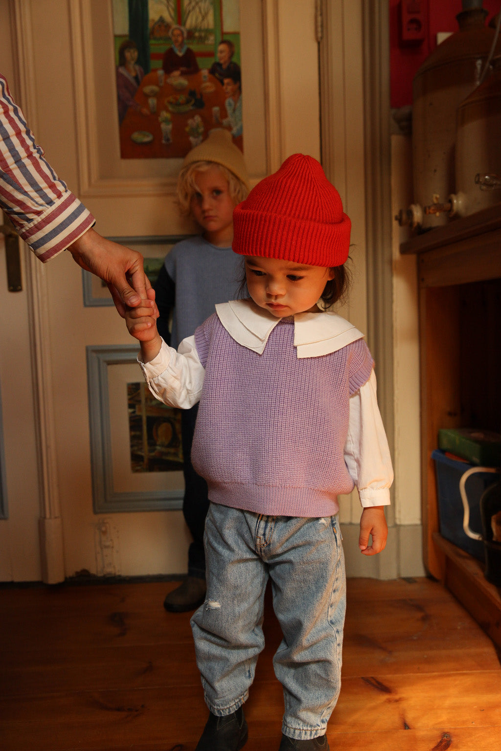 Beanie rood