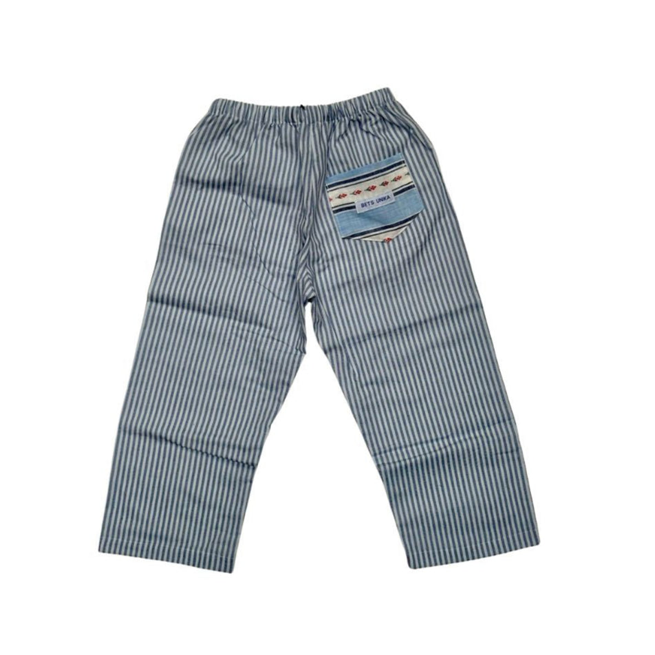 Vintage textiel broek stripe