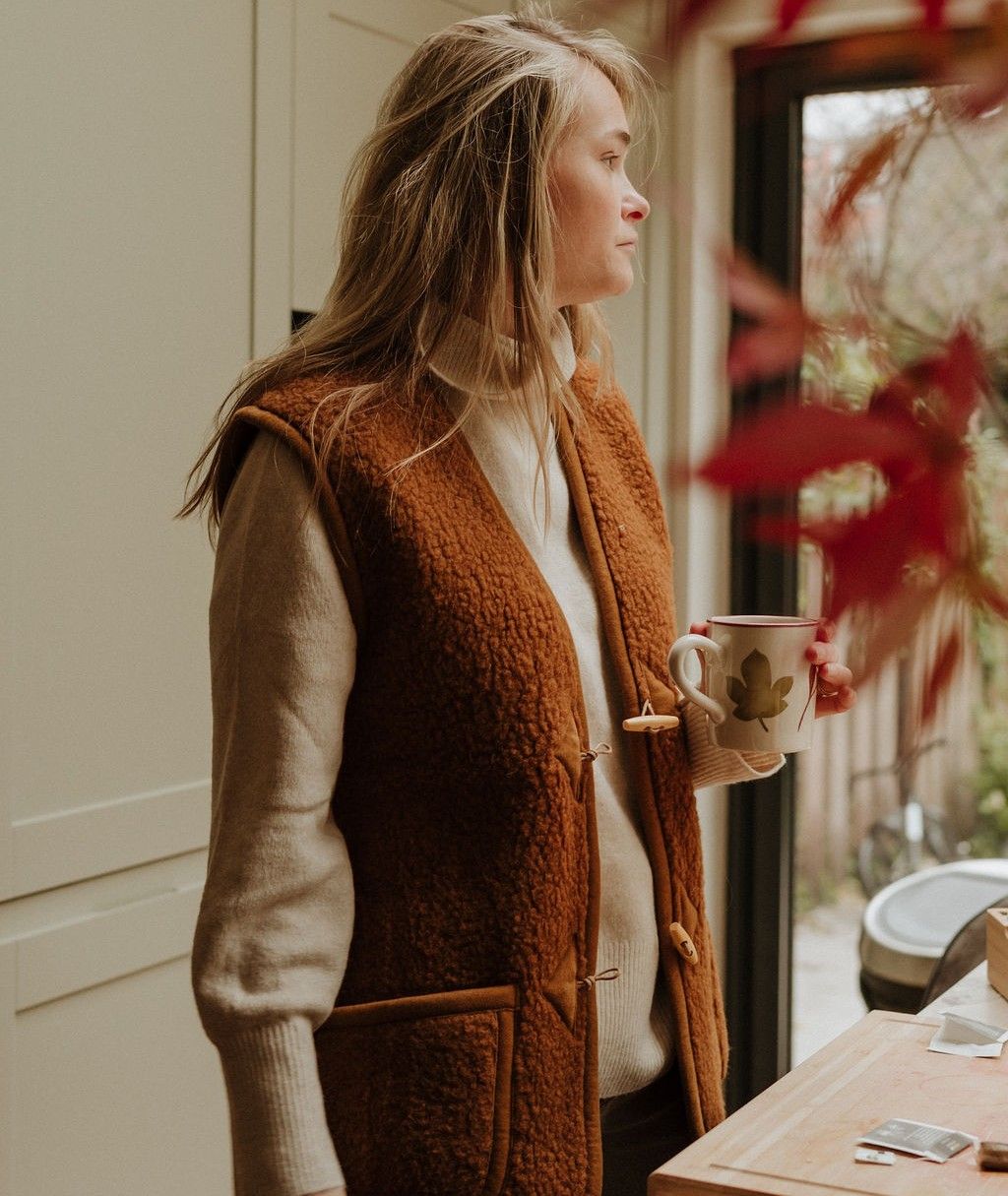 Bodywarmer caramel adult