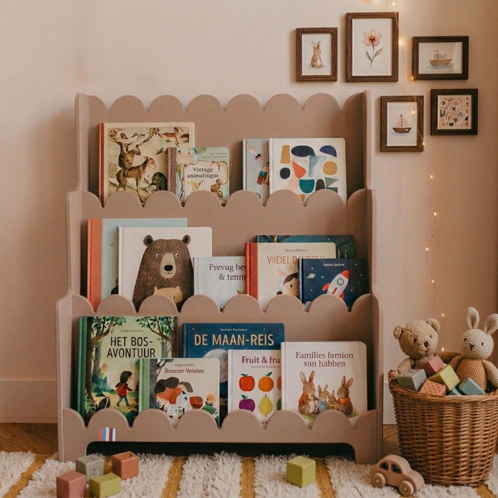 PRE-ORDER Boekenrek vintage sesame