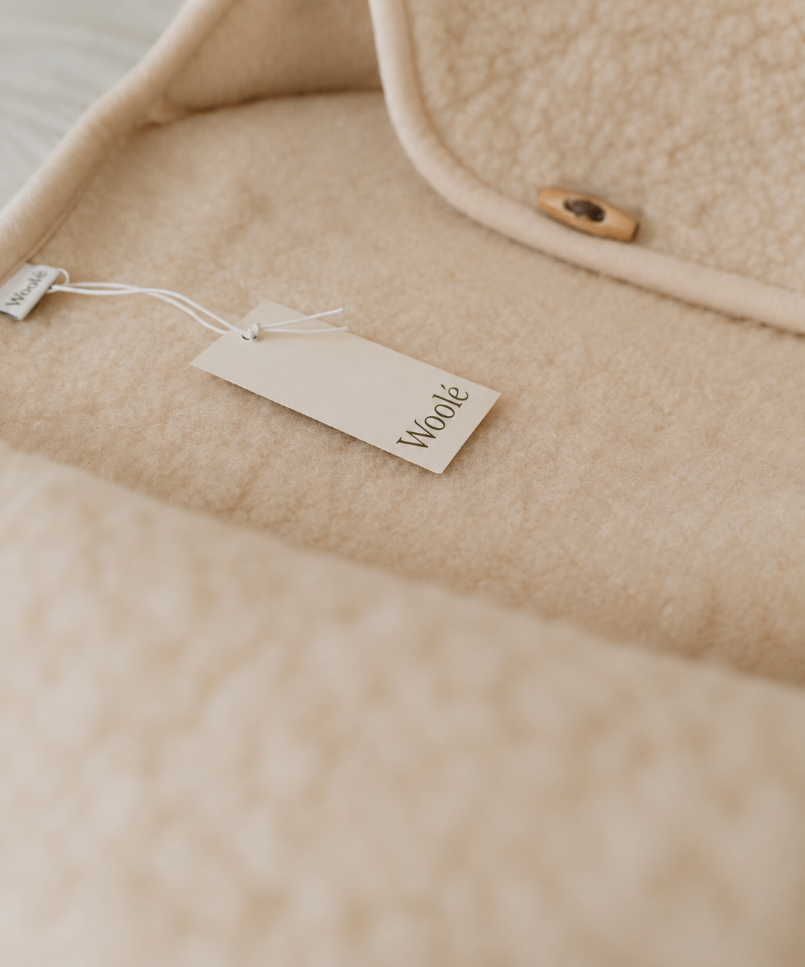 Bodywarmer 100% wol beige