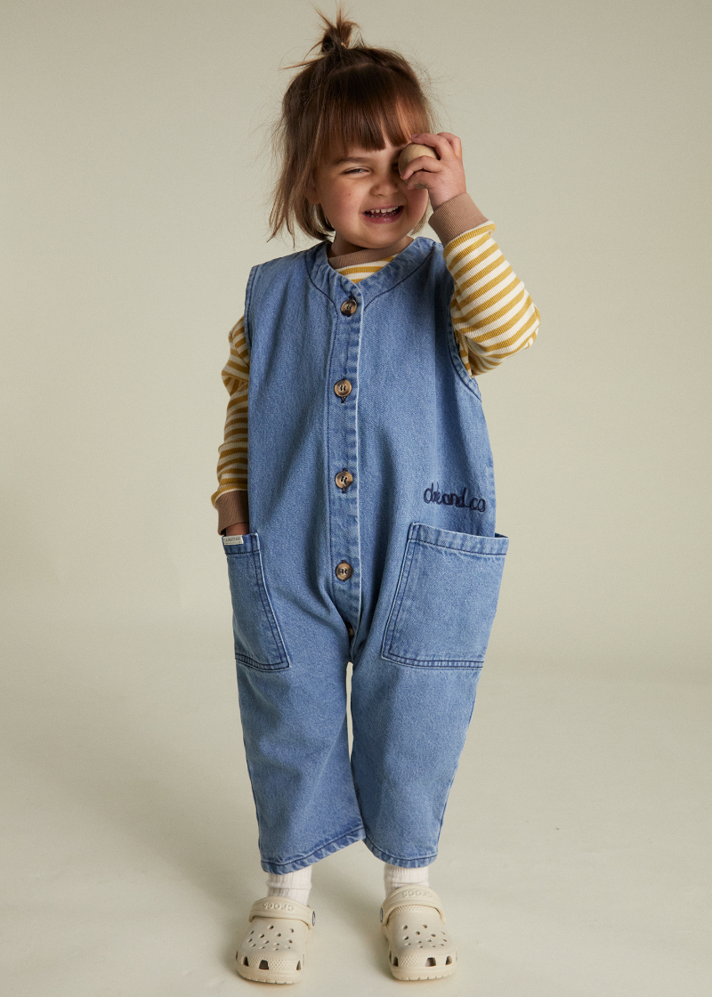 Wren denim overall