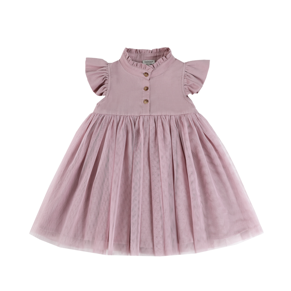 Fleurance dress paars violet