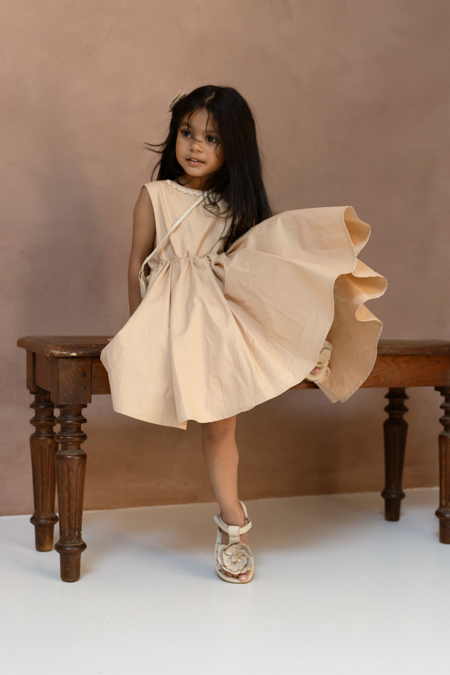 Miesie dress sand