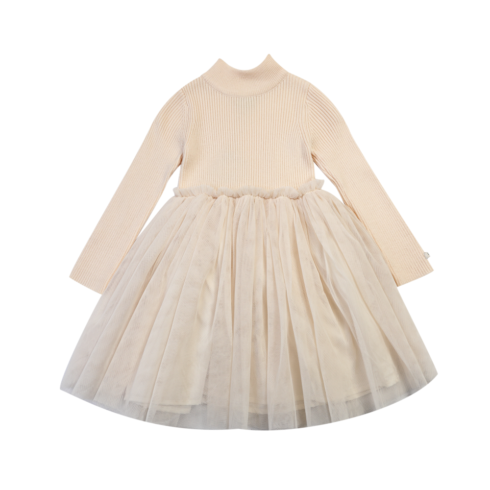 Donsje Lotus dress misty rose voorkant