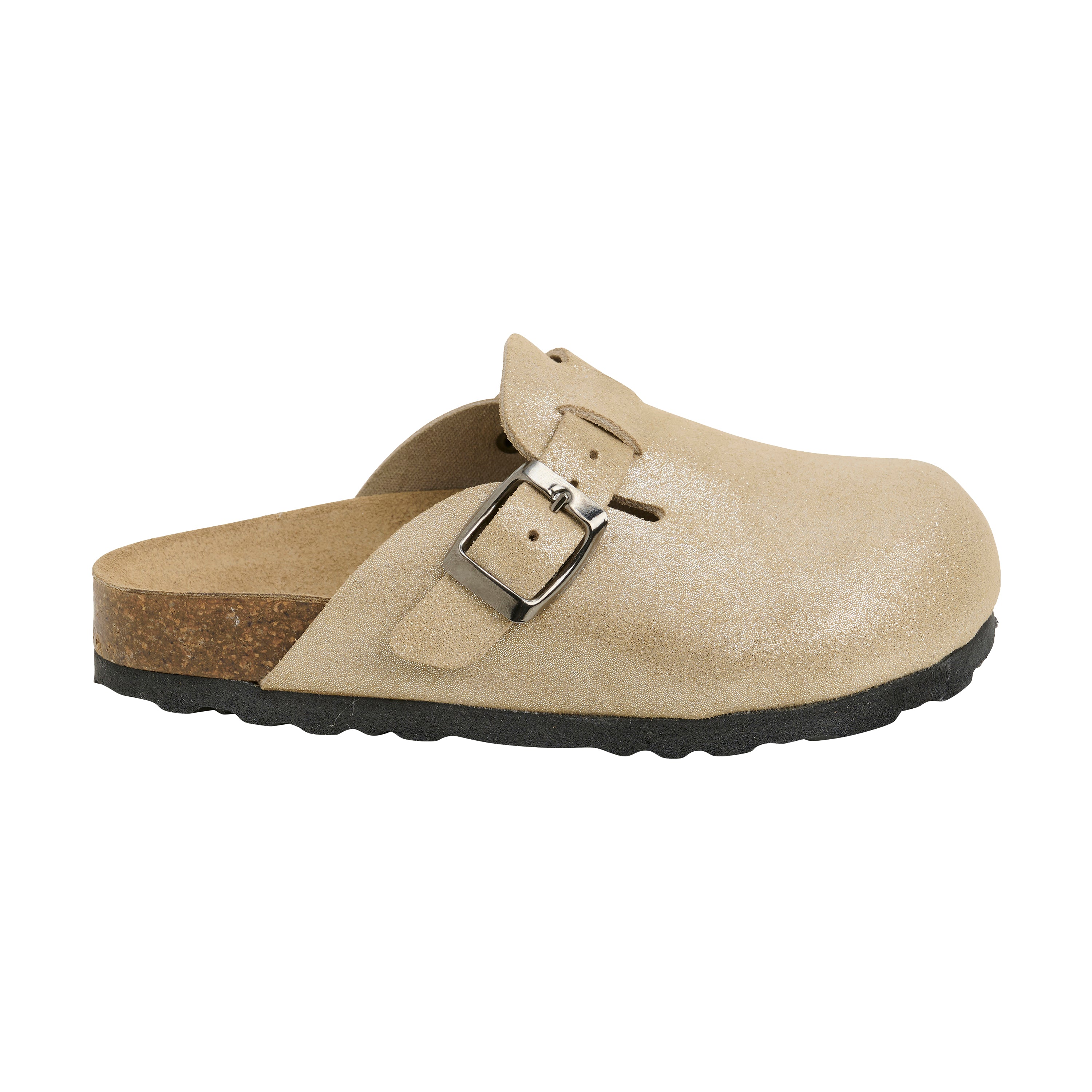 ENFANT Clogs nubuck leather champagne beige