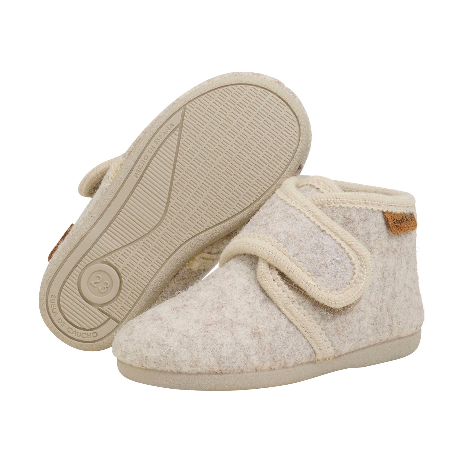 EN FANT babyslofjes vecro sand melange