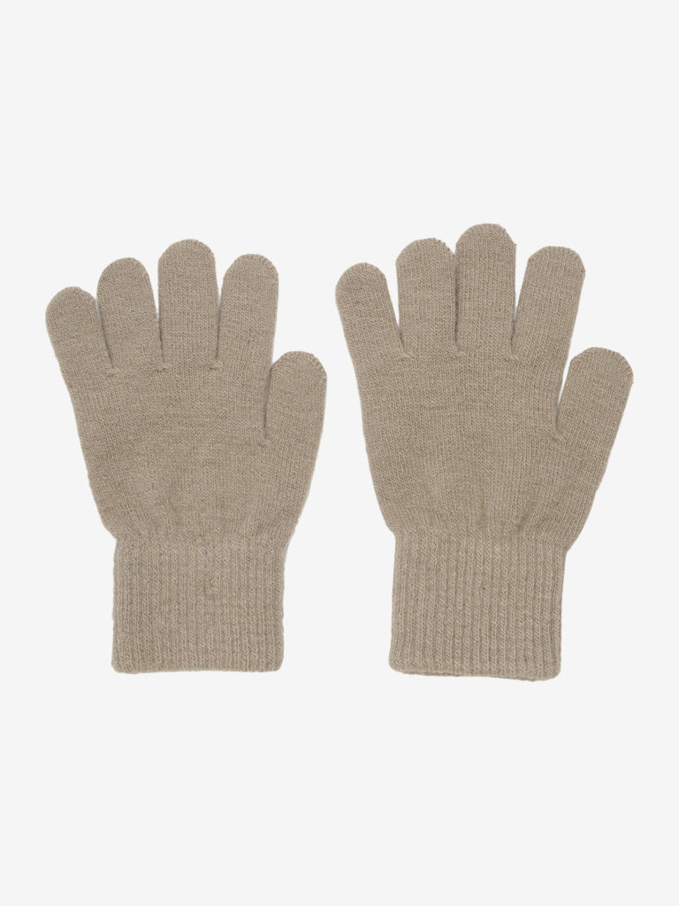 Wollen handschoenen beige