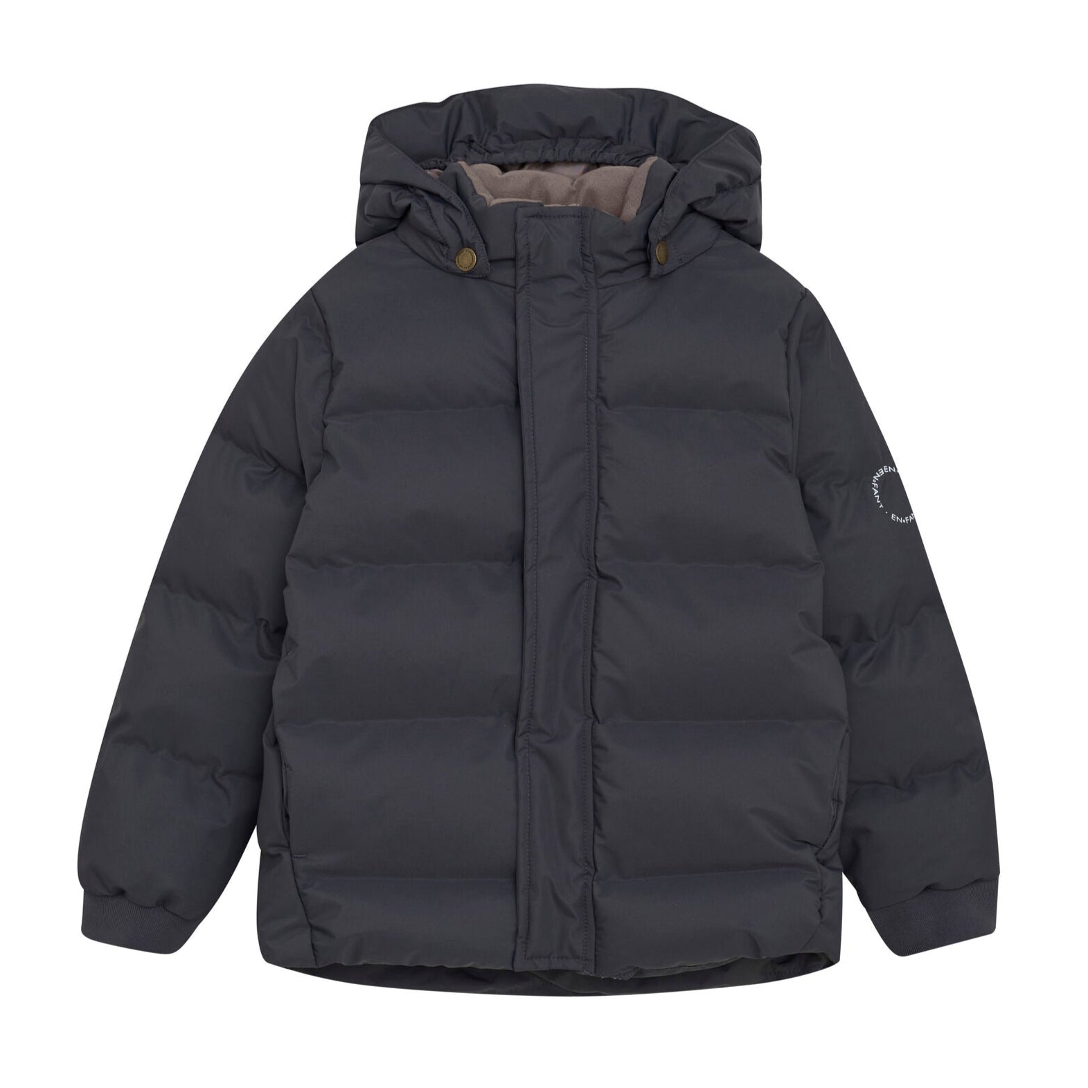 Winterjas ebony grijs enfant