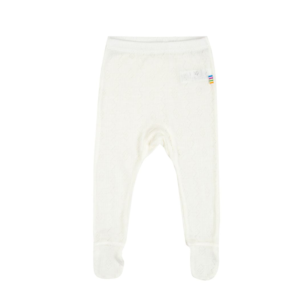 Joha Legging naturel pointelle met voetjes