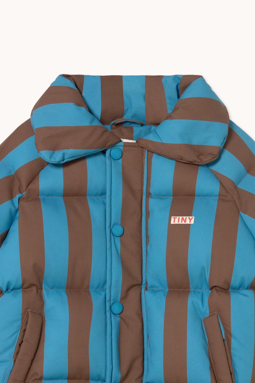 Jas stripes retro blauw