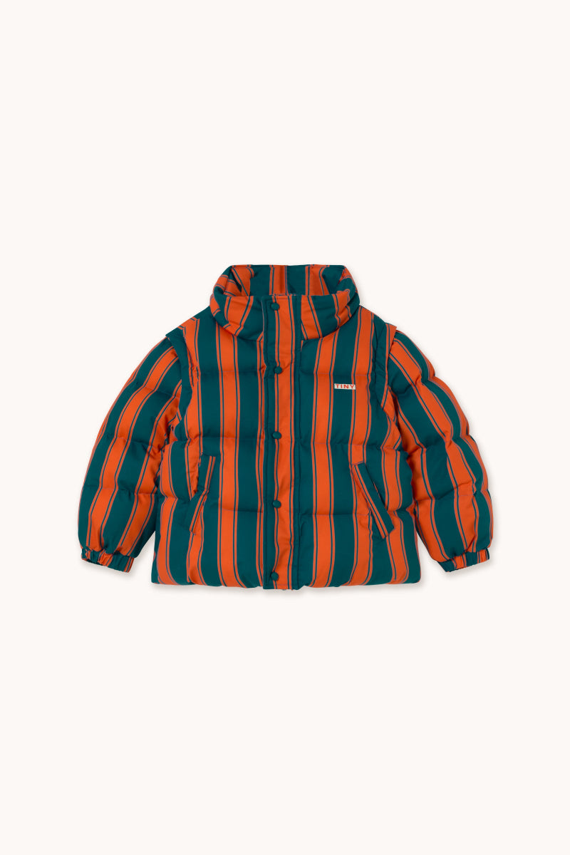 Jas stripes retro rood