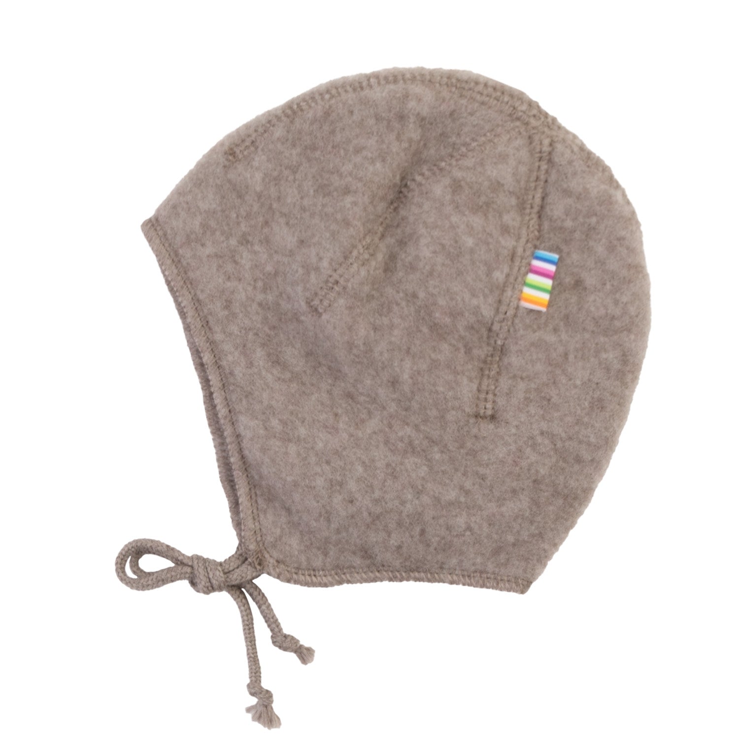 Fleece strikmutsje sesam