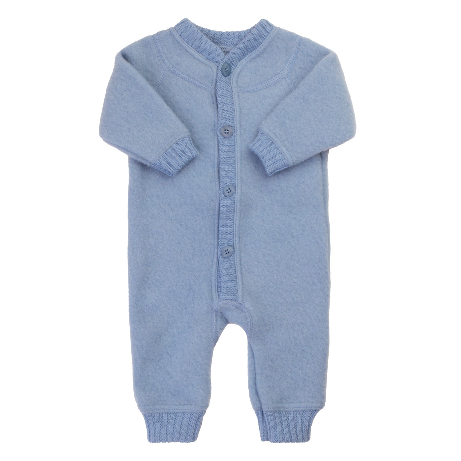 Jumpsuit 100% merinowol blauw