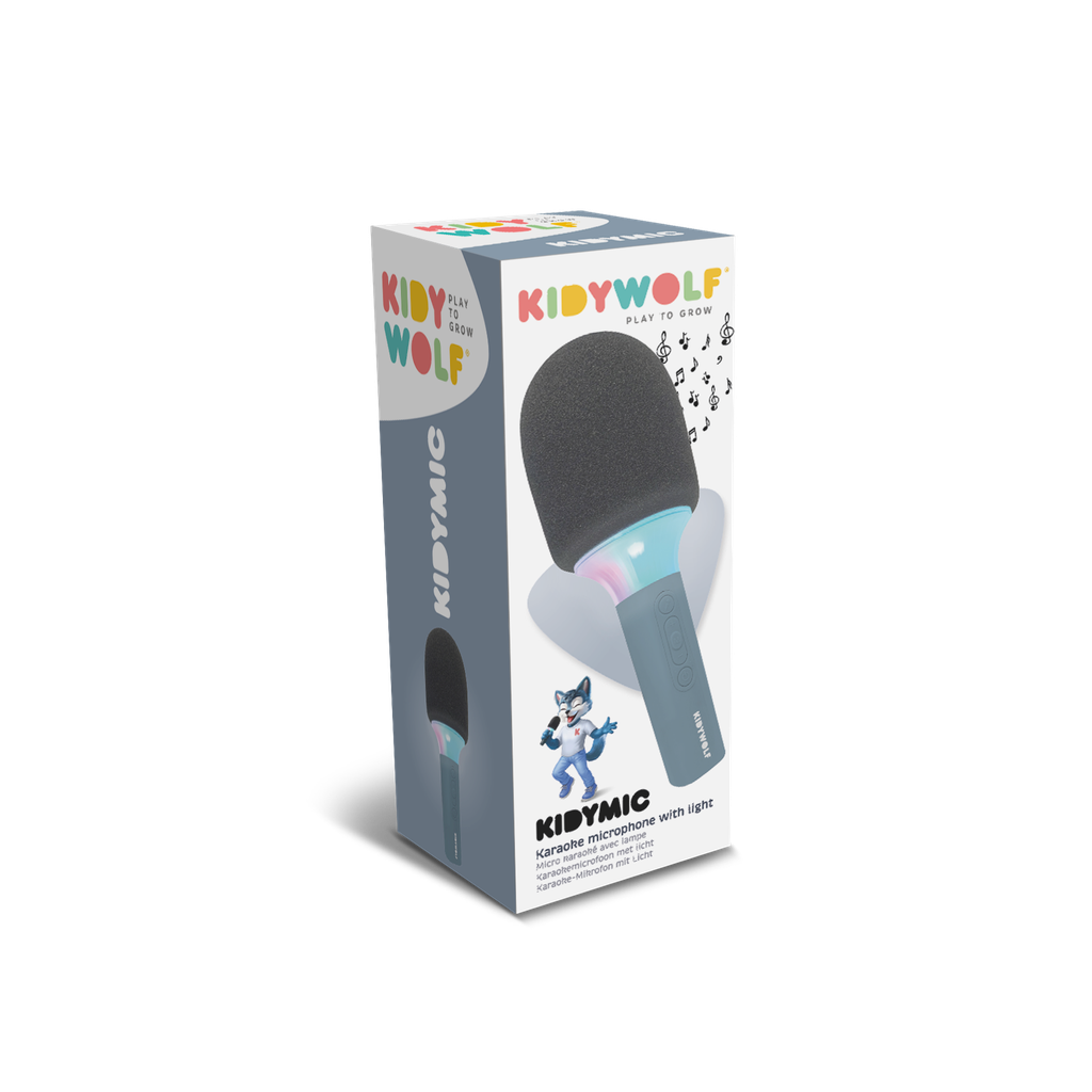 Karaoke microfoon blauw