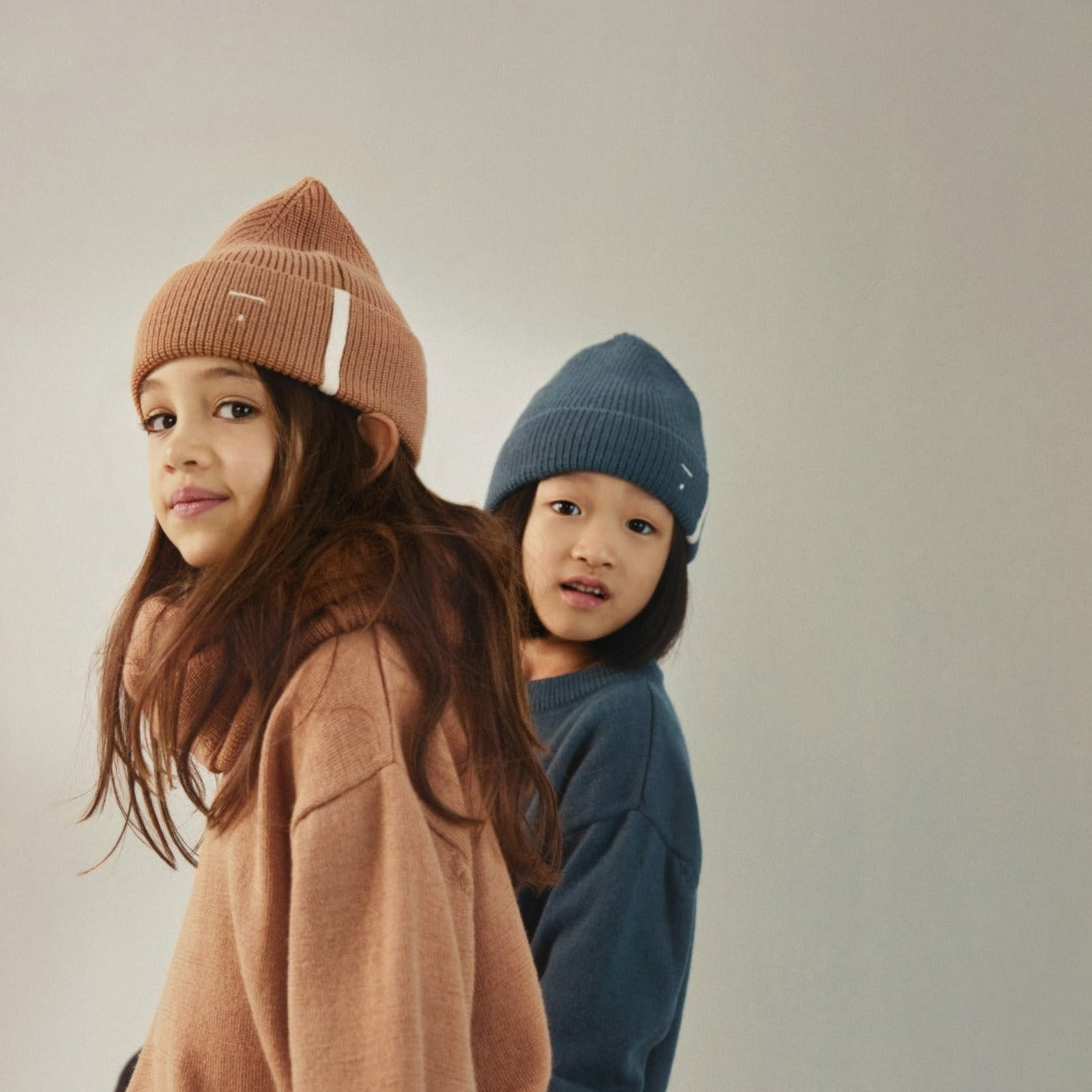 Gray Label Knitted Beanie Biscuit