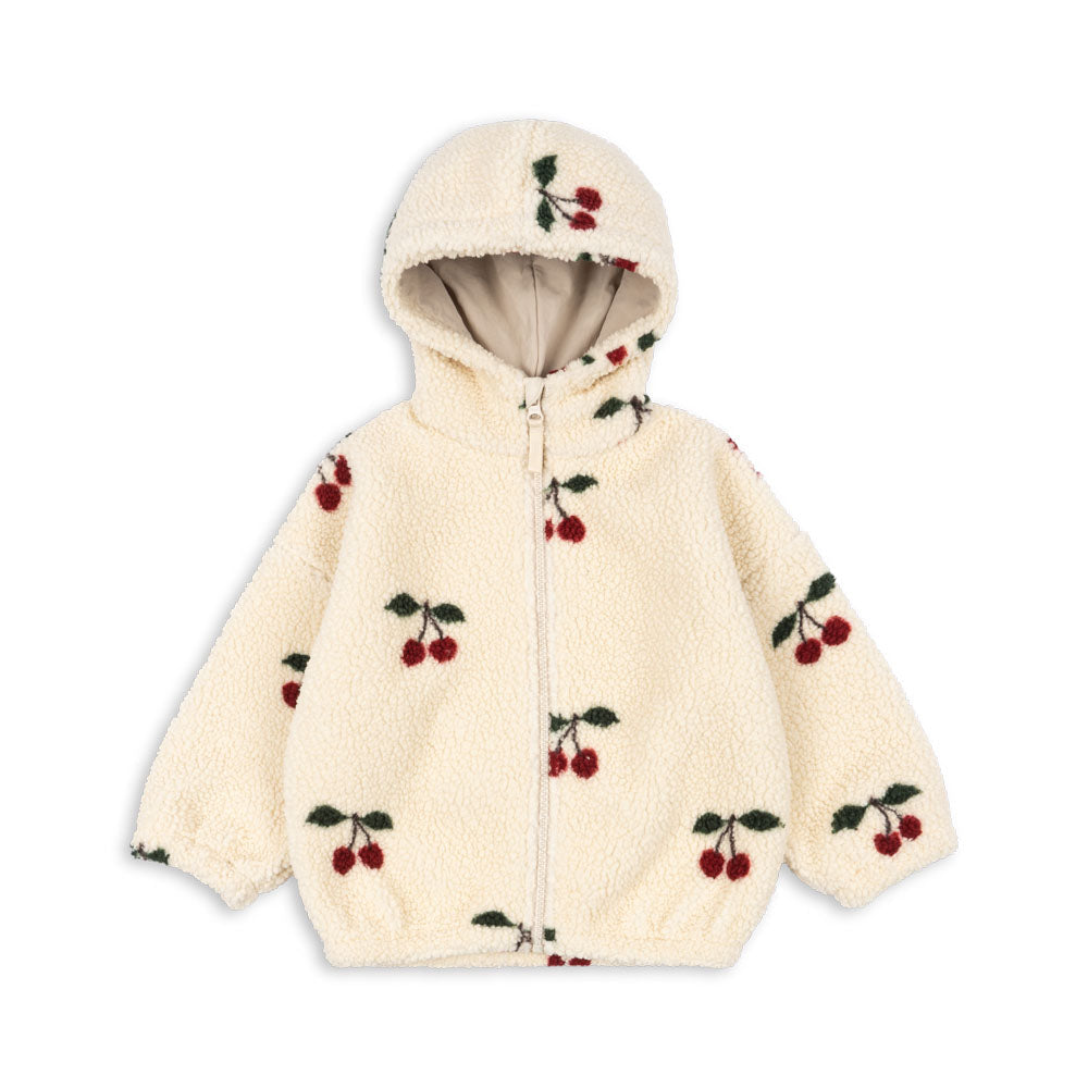 Teddy jacket grande cerise