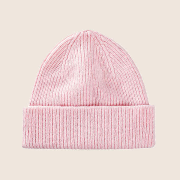 Beanie rose lambswool