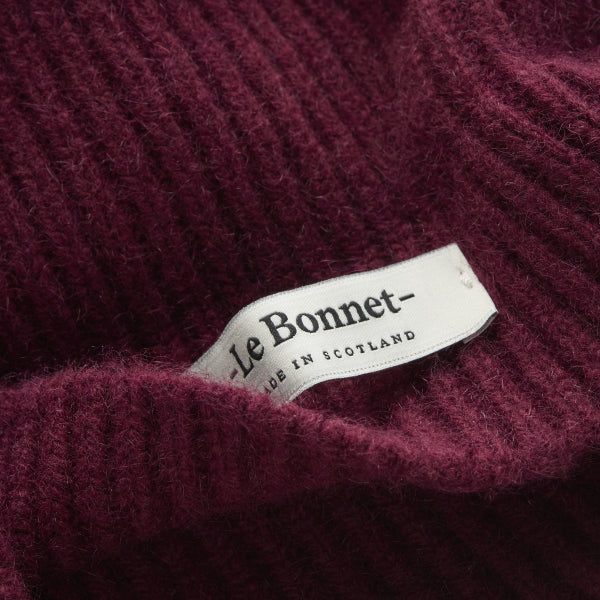 Beanie wine lambswool
