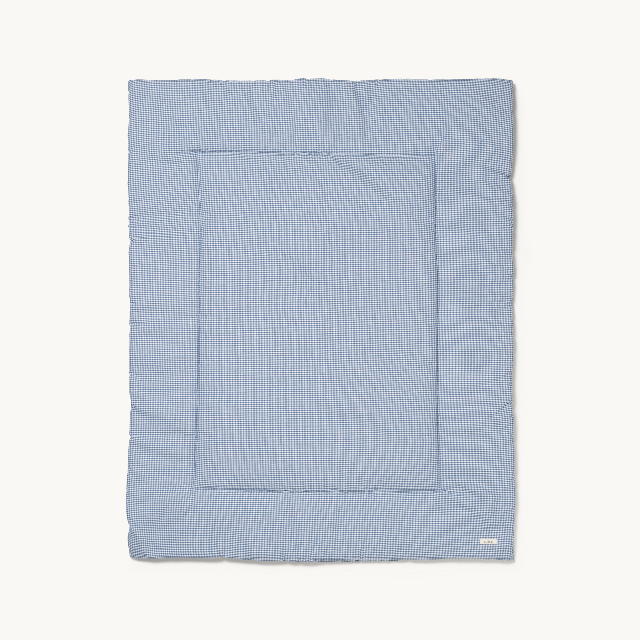 Speelmat blauw ruitjes