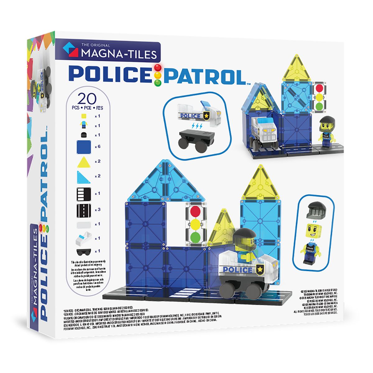 Magnetische tegels police patrol 20st.