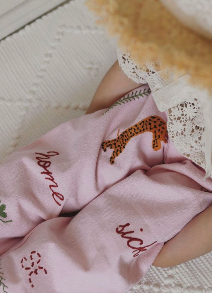 Oda MINI Organic Cotton Pants Rose