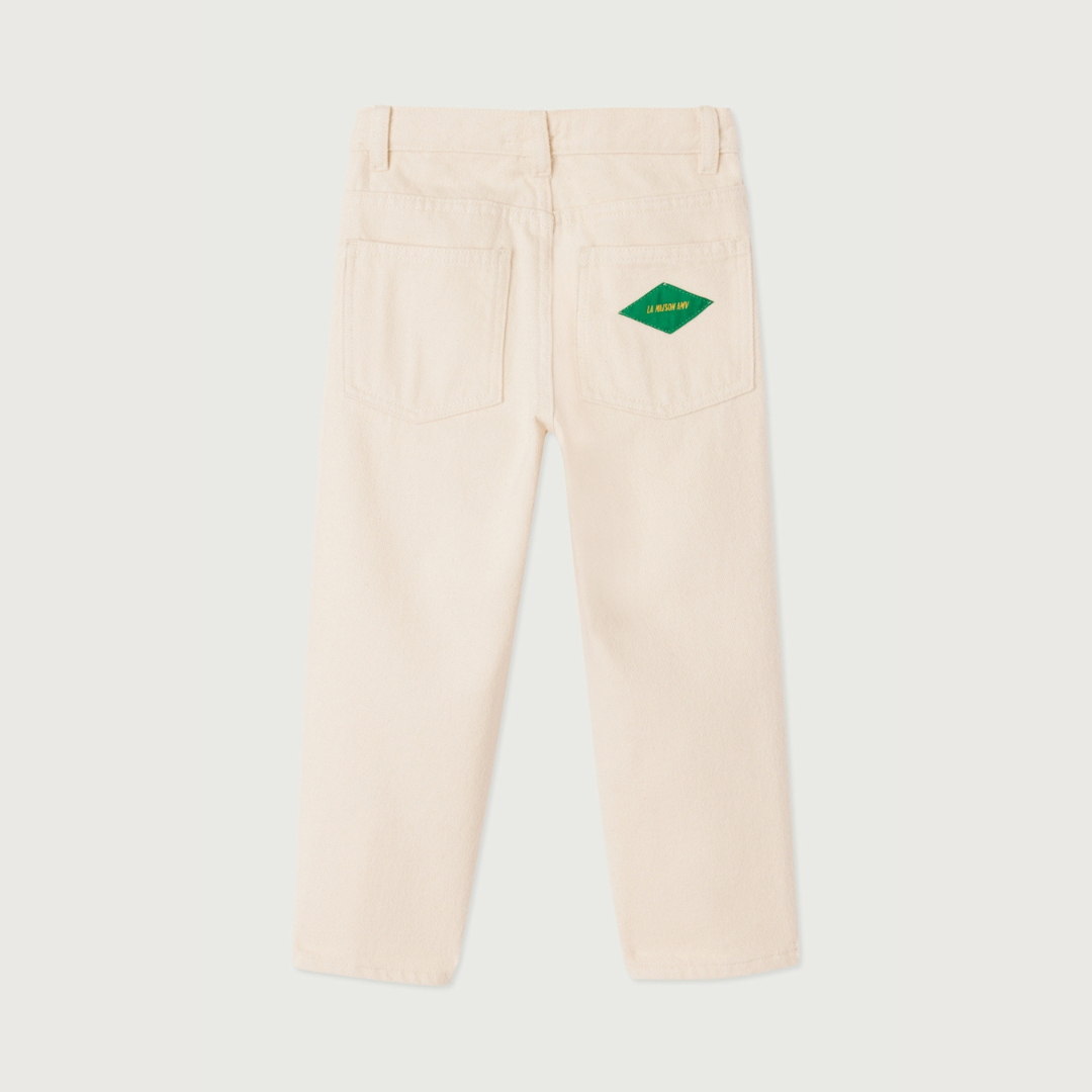 american vintage broek ecru