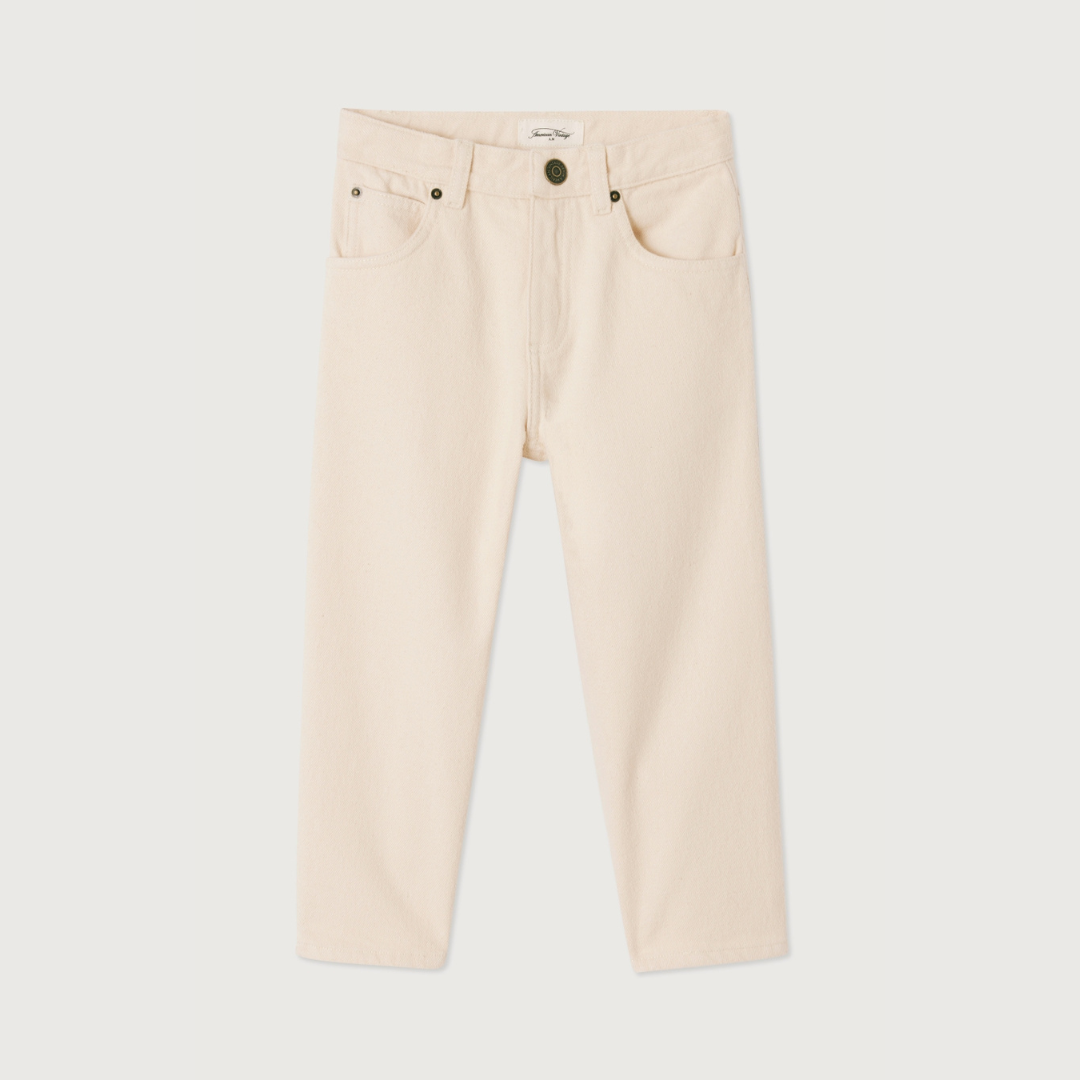 american vintage broek ecru