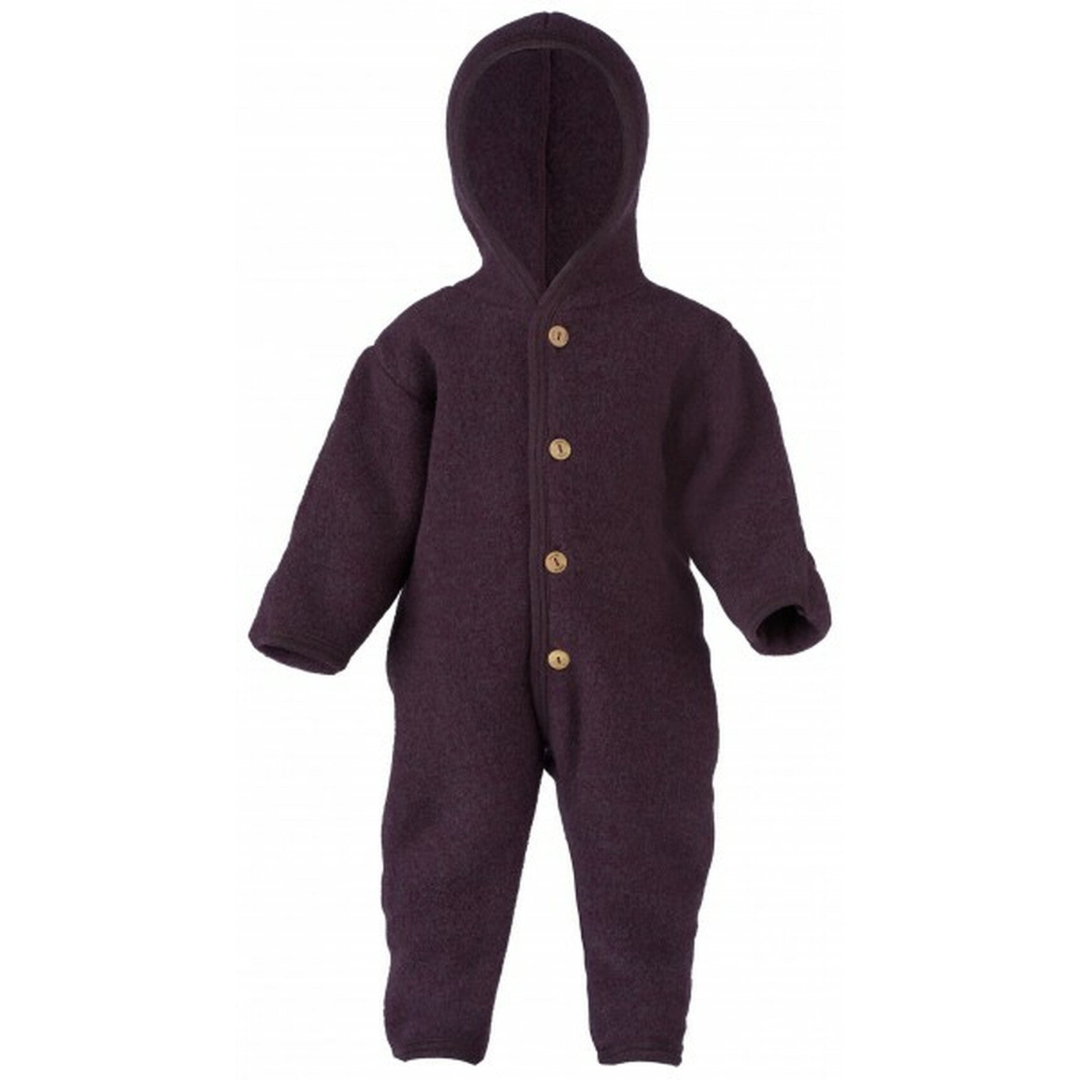 Overall wolfleece paars Engel Natur voorzijde.