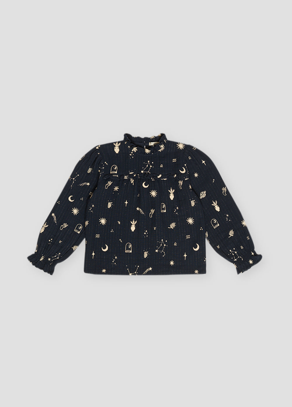 The New Society PAOLA BLOUSE - COSMOS PRINT