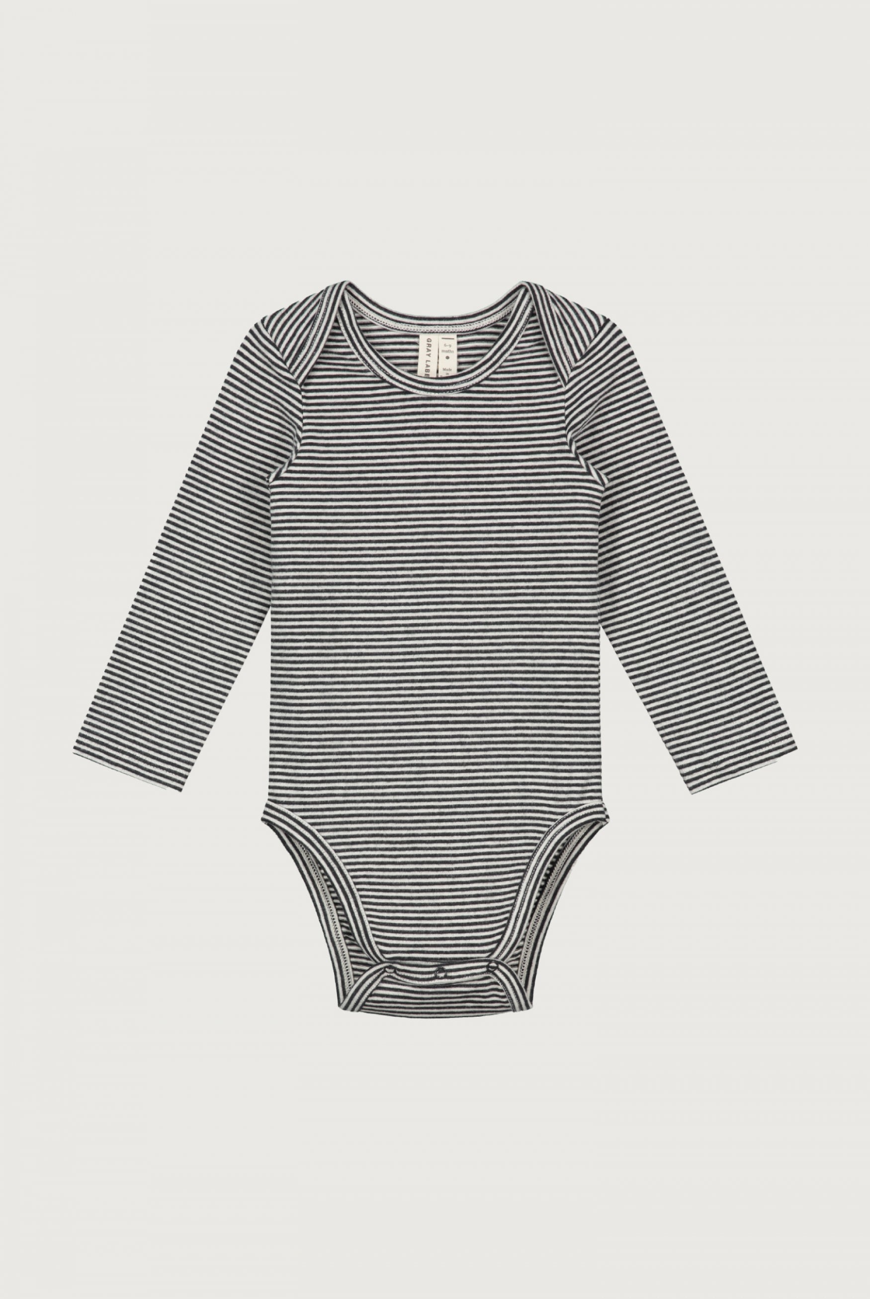 Gray Label Romper black stripe