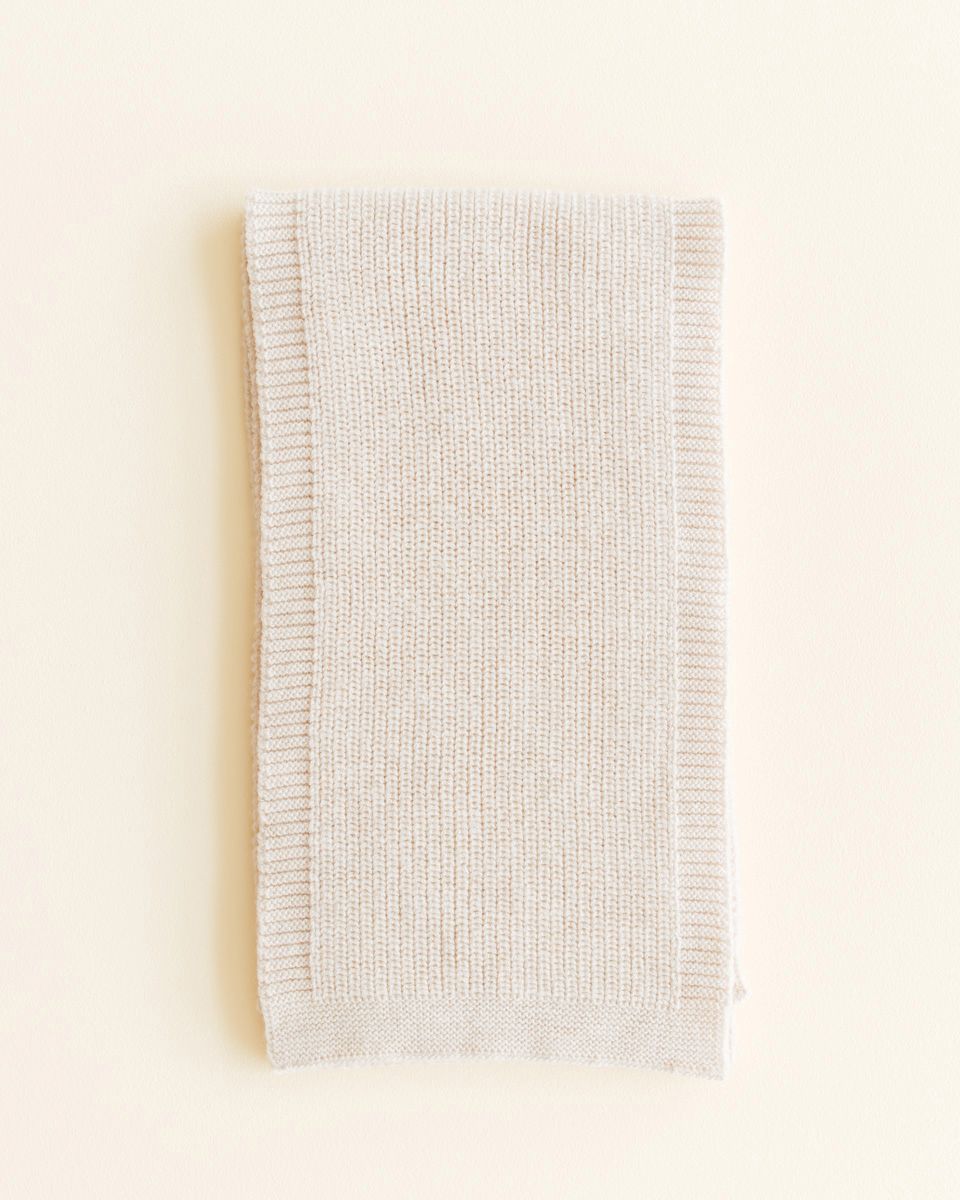 Sjaal gustave cream opgevouwen