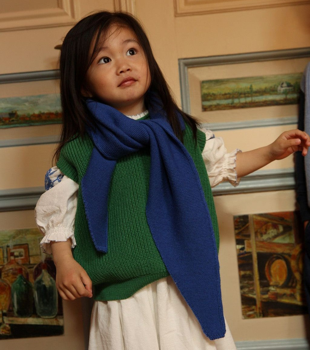 Sjaal josephina cobalt blauw kids & dames