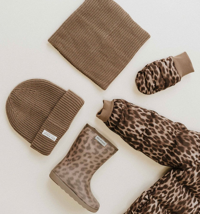 Sjaal wol pine bark enfant