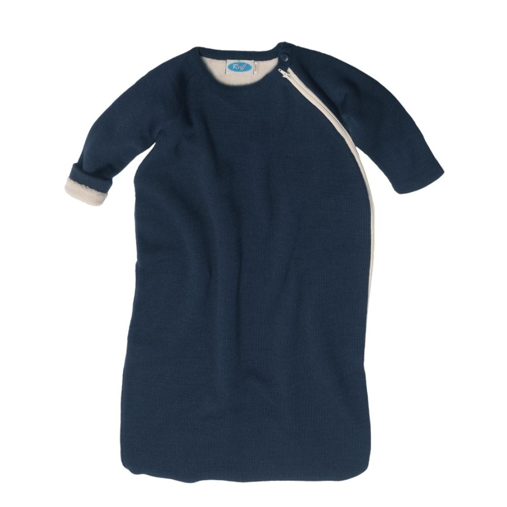 Slaapzak merinowol gevoerd donkerblauw