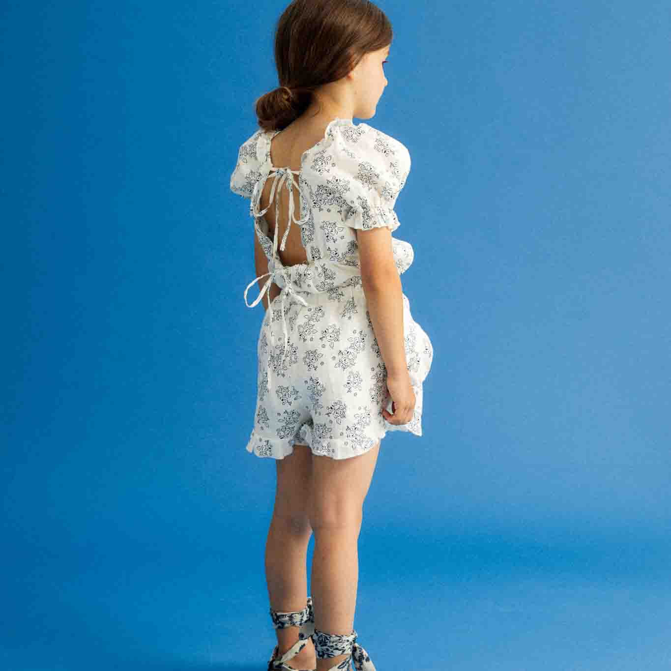 The New Society ATENEA BLOUSE ROSES PRINT