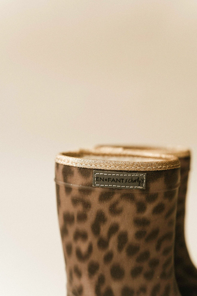 Thermoboots limited edition leopard enfant