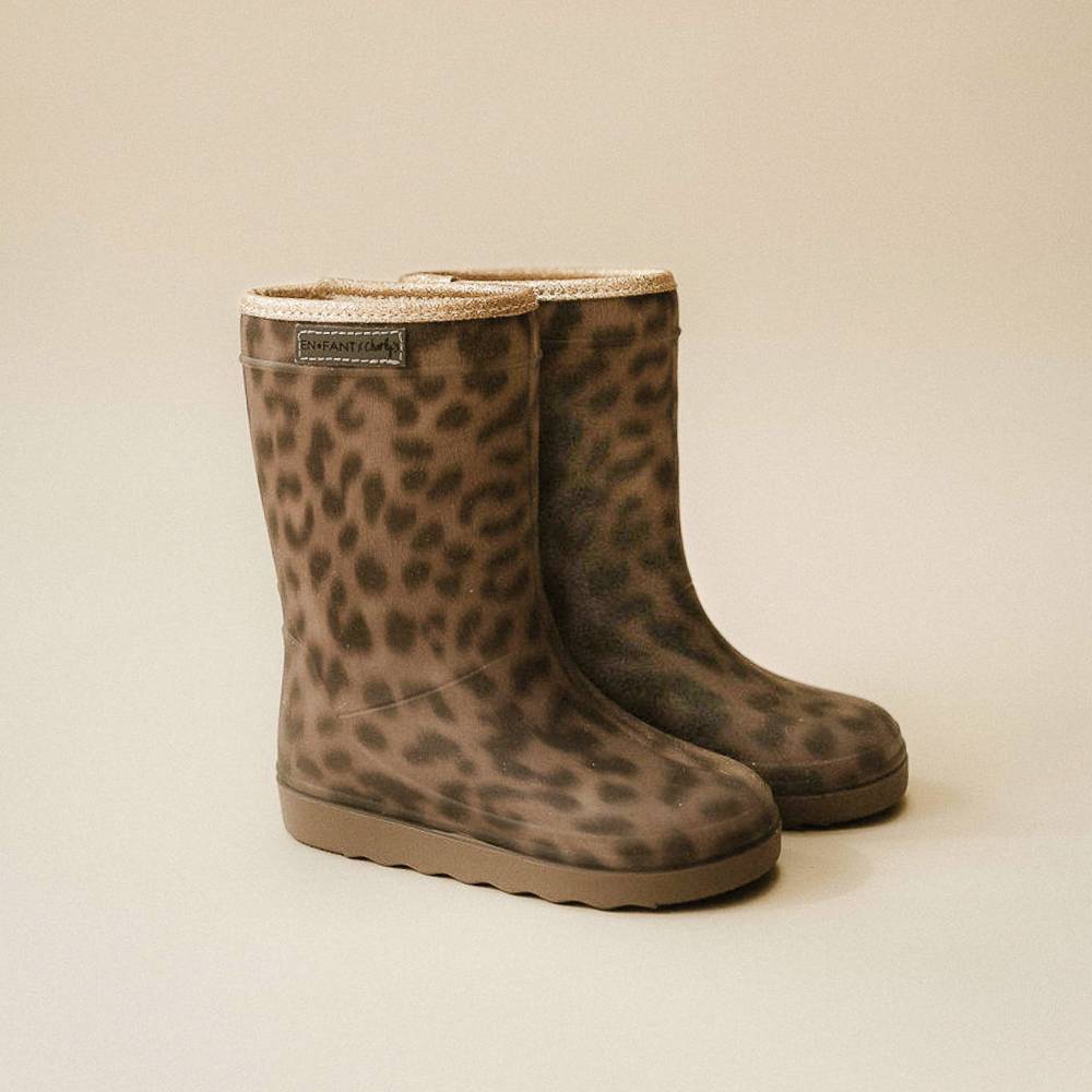 Thermoboots limited edition leopard enfant