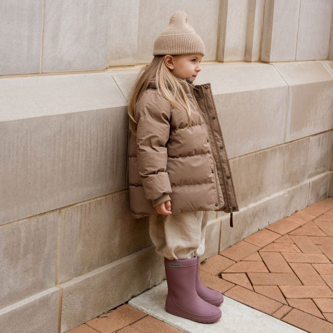Thermoboots rose taupe enfant