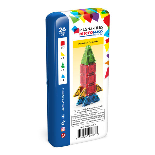 Travel set micro Magna Tiles