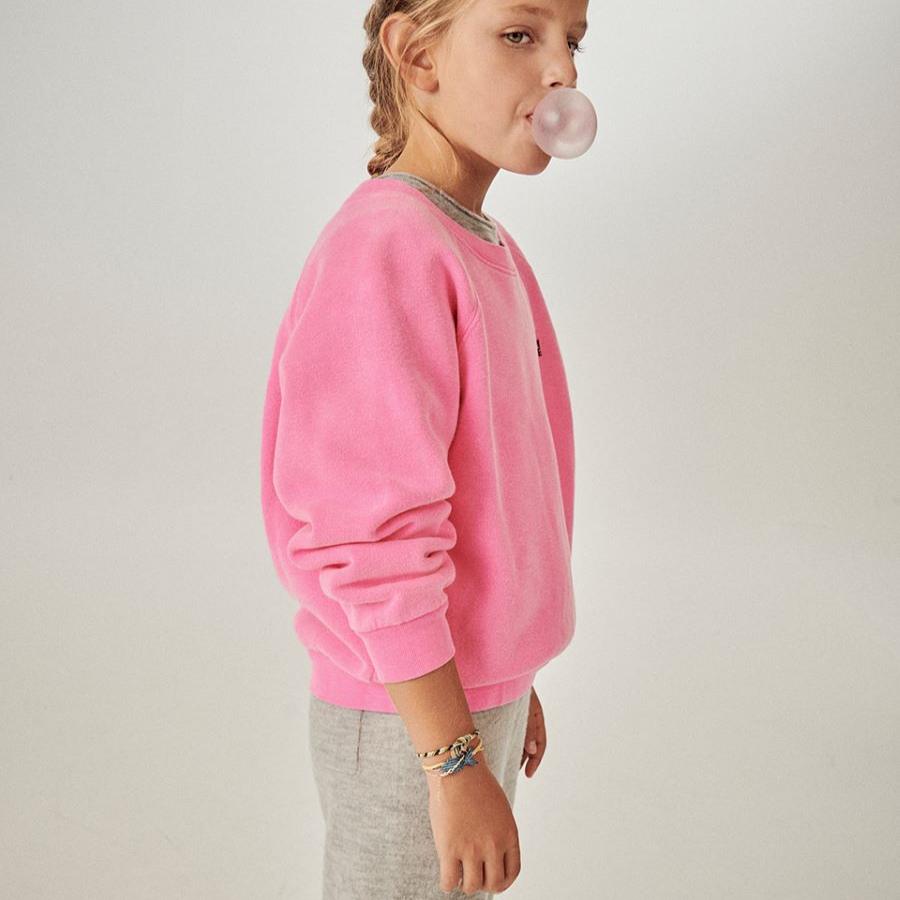 Trui rose fluo American vintage afstand.