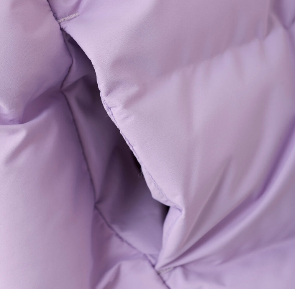 Winterjas lavender enfant