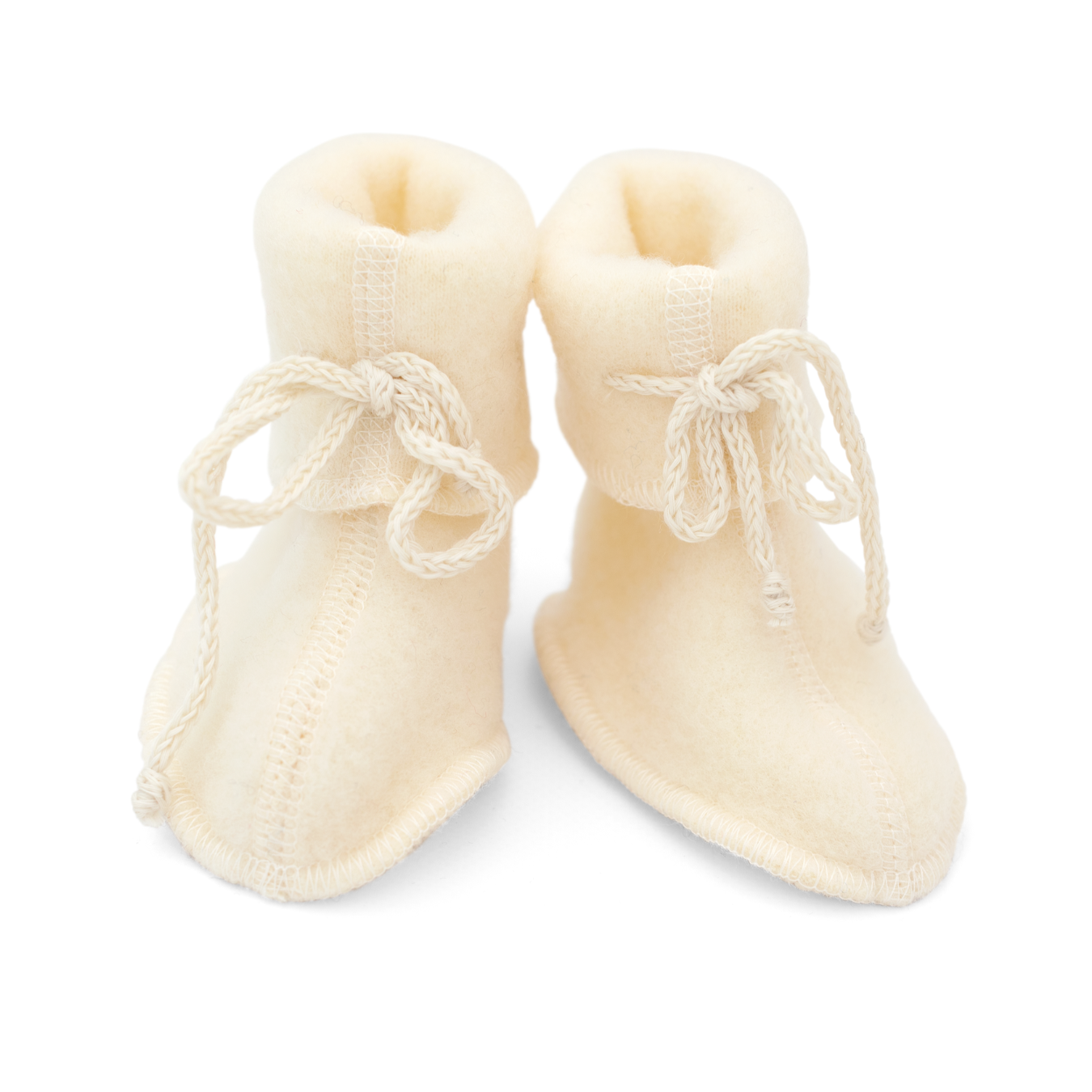 Wolfleece slofjes naturel