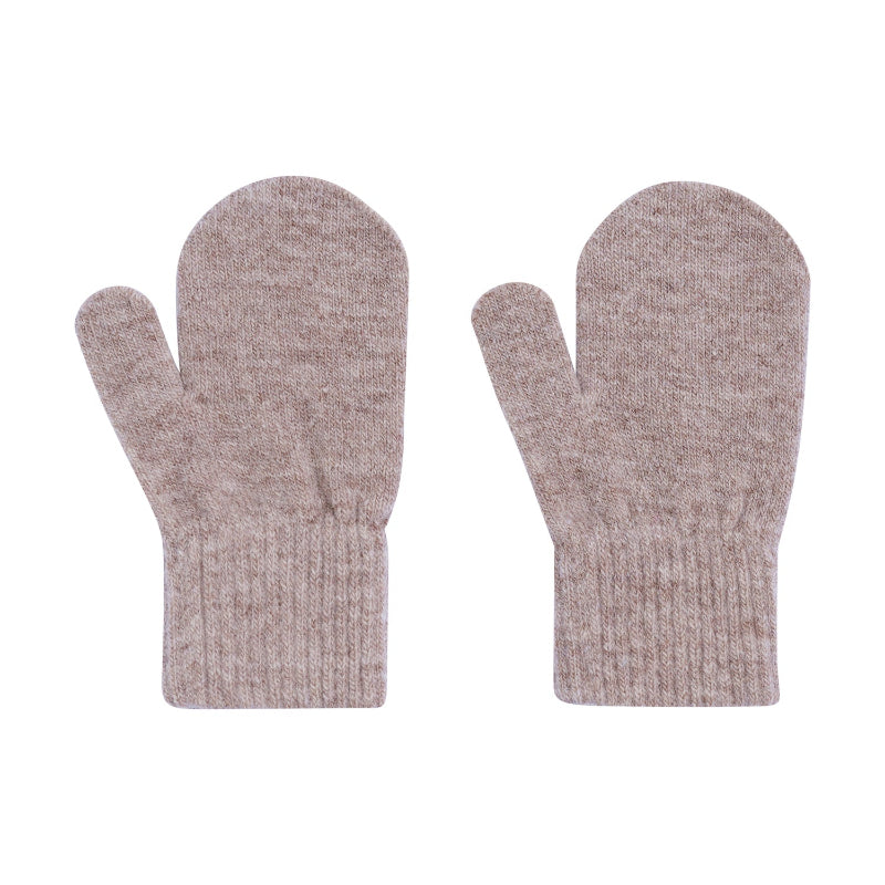 Wollen wanten taupe