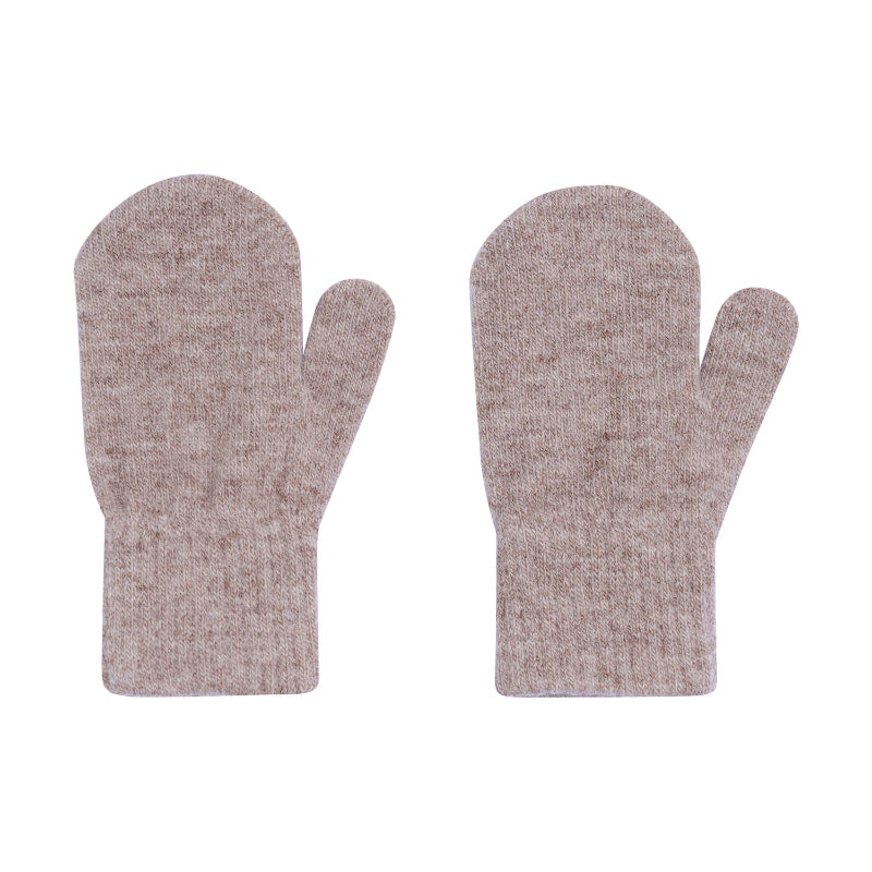 Wollen wanten taupe