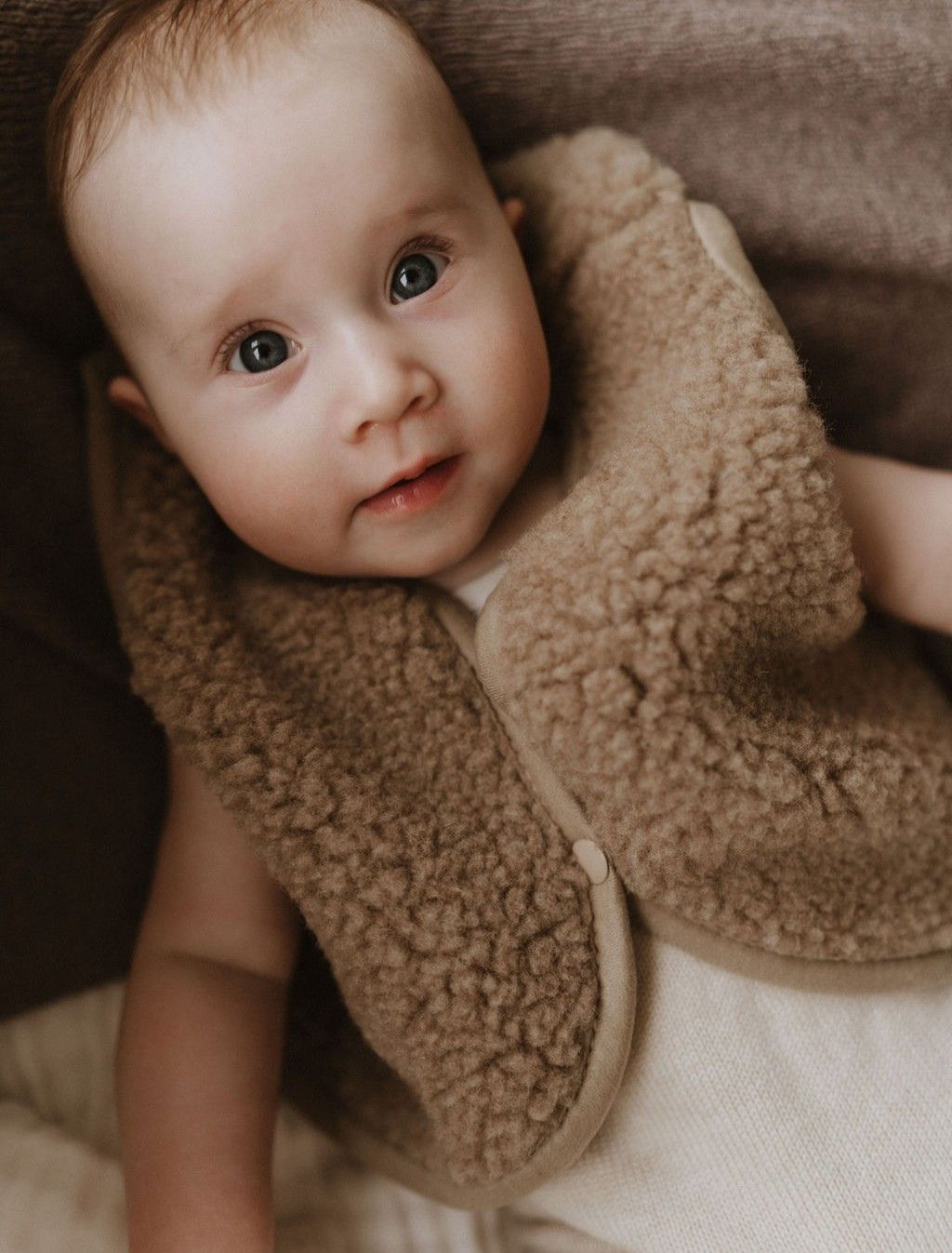 Baby bodywarmer tan - Charly's