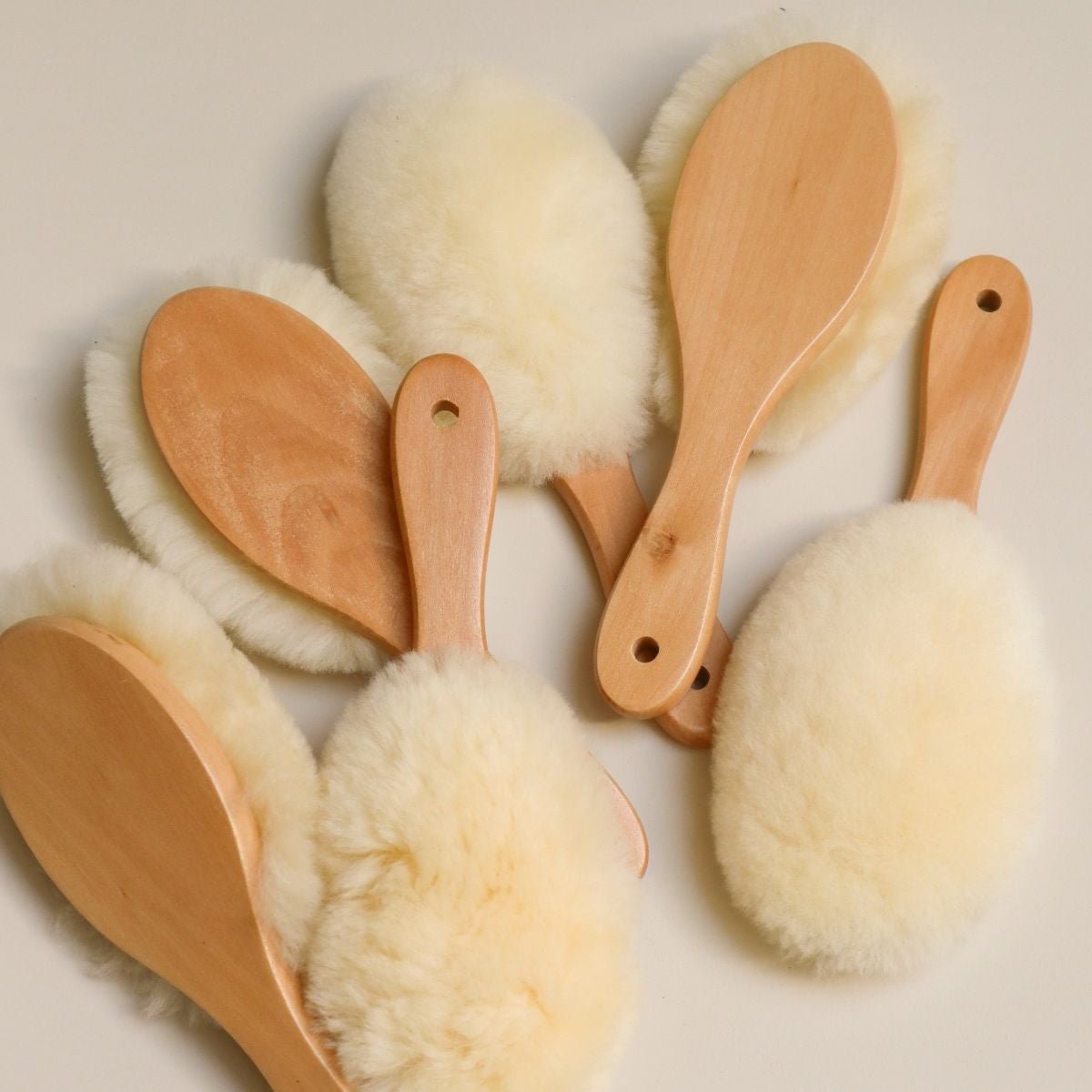 Babyborstel lamswol - Charly's