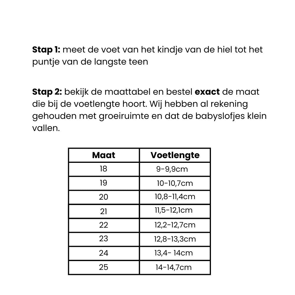 Babyslof leer bij